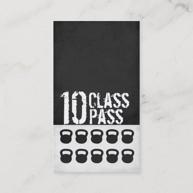 Konditionen klassificerar visitkort 10 lojalitetskort (Baksida)