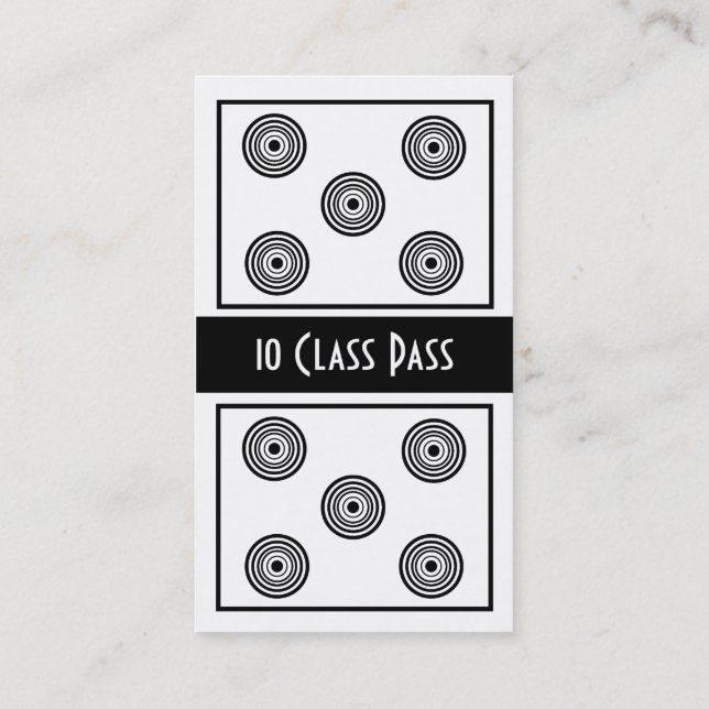 Konditionen klassificerar visitkort 10 lojalitetskort (Baksida)