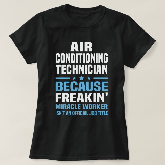 Konditioneringstekniker för luft t shirt (Design framsida)