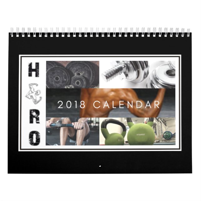Konditionmotivationkalender för HJÄLTEkondition Kalender (Omslag)