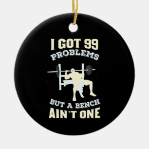 Konditions träning Bodybuilding Julgransprydnad Keramik