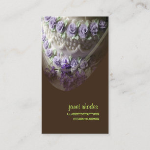 Konditor affärskort, mörk choklad visitkort