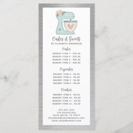 Konditor bakverk kock efterrätt meny