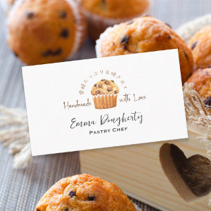 Konditor Chef Bakery Cuptårta Chocolate Muffin Rus Visitkort