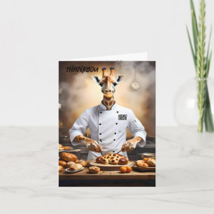 Konditor Chef Giraffe: Uppnå nya höjder. Anteckningskort