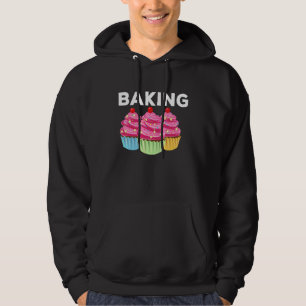 Konditor Cupcake Bakad Mat Tårdekoratör Hoodie