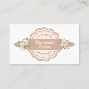 Konditor Hembakat Bakarerecept Visitkort
