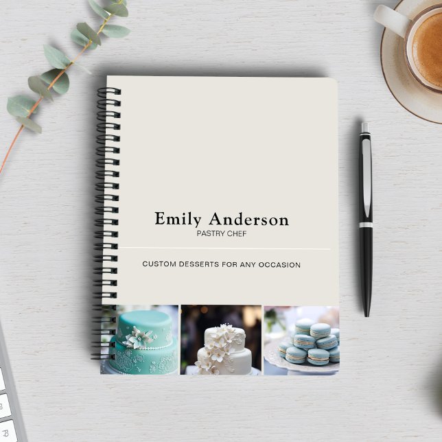 Konditoriföretag Anteckningsbok (Bakery Pastry Chef Business Notebook)