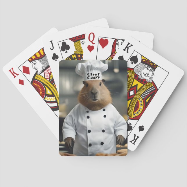 Konditorisk skicklighet: Den kulinariska kapybarar Casinokort (Baksidan)