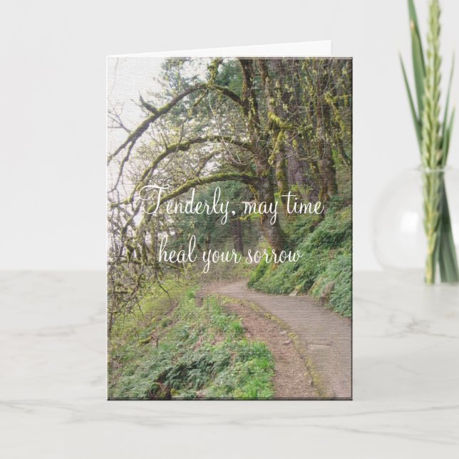 Kondoleans Kort (Framsida)