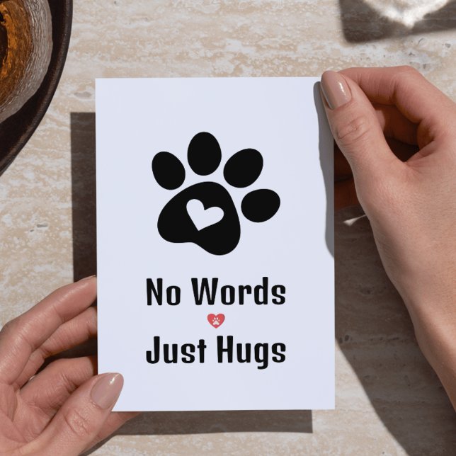 Kondoleansbevis för vänner, sällskapsdjur inbjudningar (Printable Pet Sympathy Card for Friend, Pet Loss Condolence Grieving Card, Pet Bereavement)