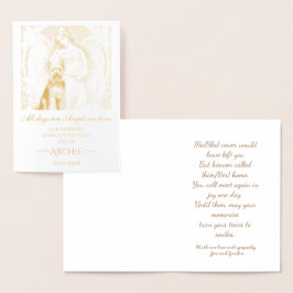 Kondoleanser om Anpassningsbarna för förlust av Yo Folierat Kort