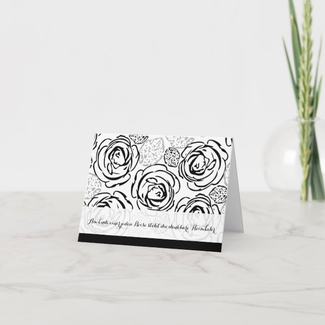 Kondoleanskort Tack Kort (Framsida)