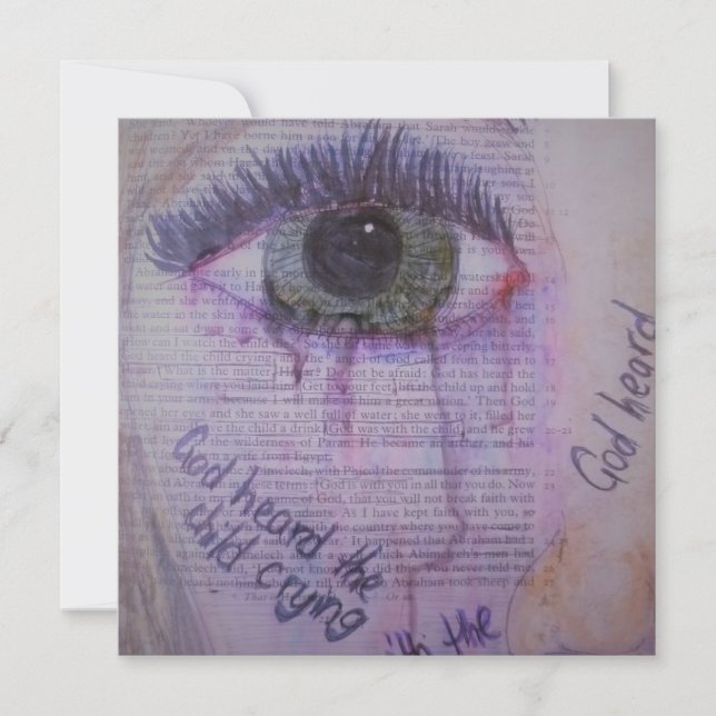 Kondoleanssympatikort för sorg, förlust och komfor (Framsida)