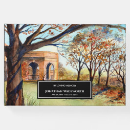 Kondolens i Valley Gardens Harrogate England Gästböcker