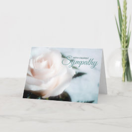 Kondolkort för djup sympati kort