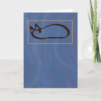Kondolkort för kattförlust kort