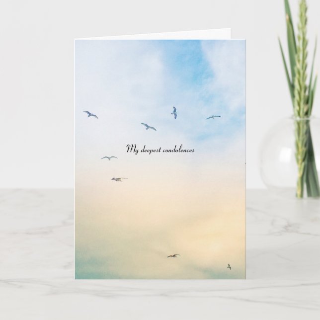 Kondolkort Kort (Framsida)