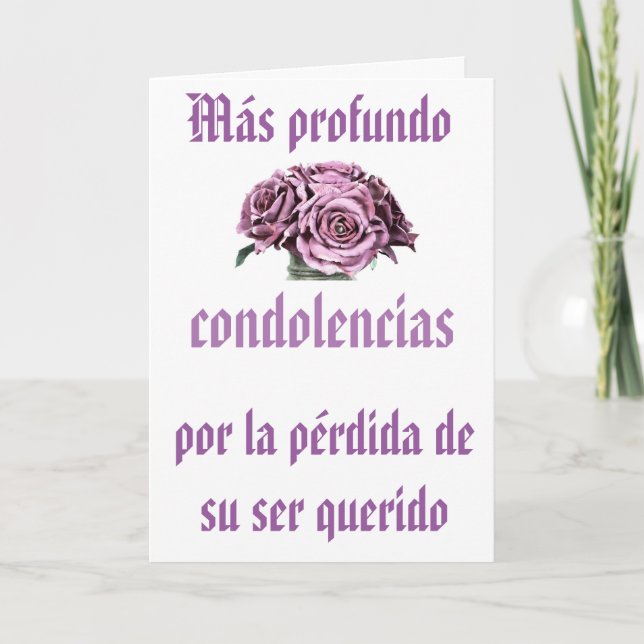 Kondolkort Kort (Framsida)