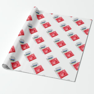 Kondomar på vitbakgrund presentpapper