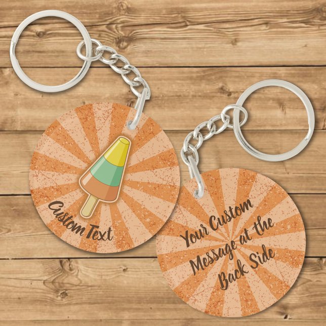 Kone Shaped Sorbet Stick Keychain (Skapare uppladdad)