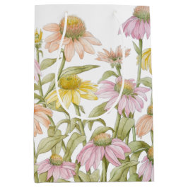 Koneflowers Watercolor Botanical Art