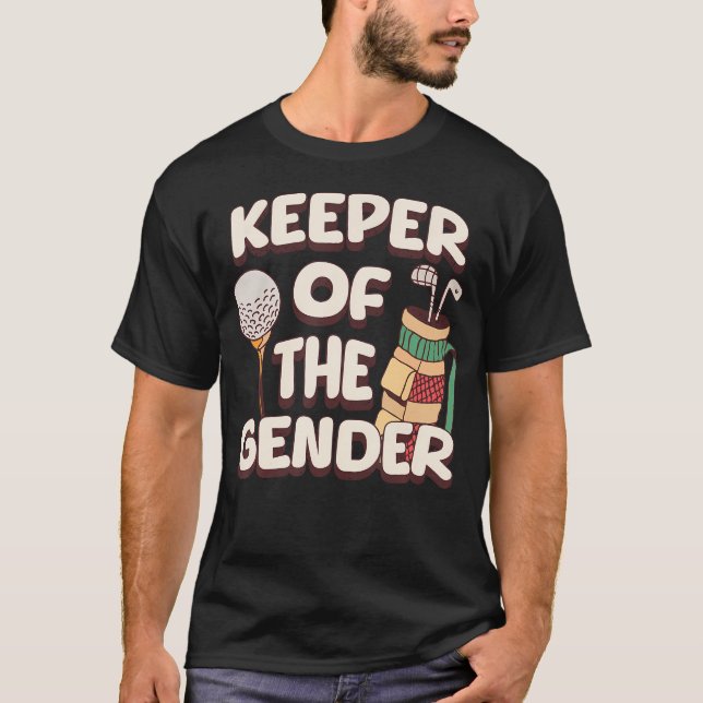 Könets Golf Golfsport Könsbevarare T Shirt (Framsida)