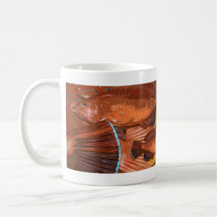 Koney Grouper Red Phase-grafik Kaffemugg