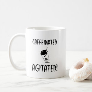 Konfektionerad och agiterad kaffedesign kaffemugg