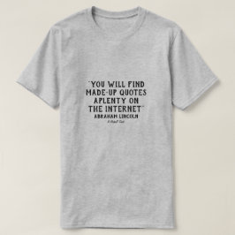 Konfektionerade citattecken 1 (Lincoln) - En minis Tee Shirt