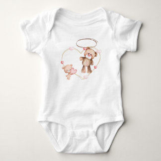 Konfektionering för Cute Nalle Baby T Shirt