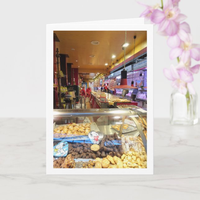 Konfektyr i Mercado Central, Valencia Kort (Orkide)