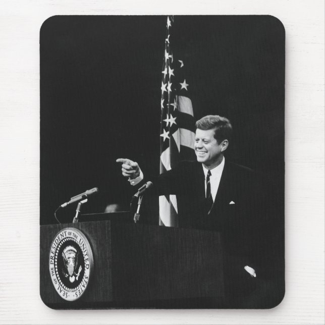 Konferensen med John Kennedy 35e USA:s president Musmatta (Framsidan)