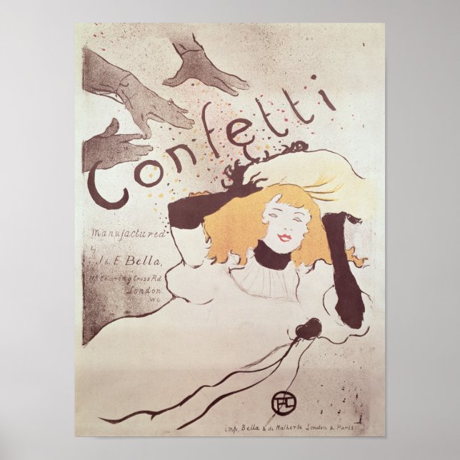 Konfetti, 1893 poster (Framsidan)