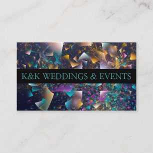 Konfetti Event Party Planner Bröllop Business Visitkort