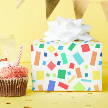 Konfetti Färgad för geometrisk regnbåge