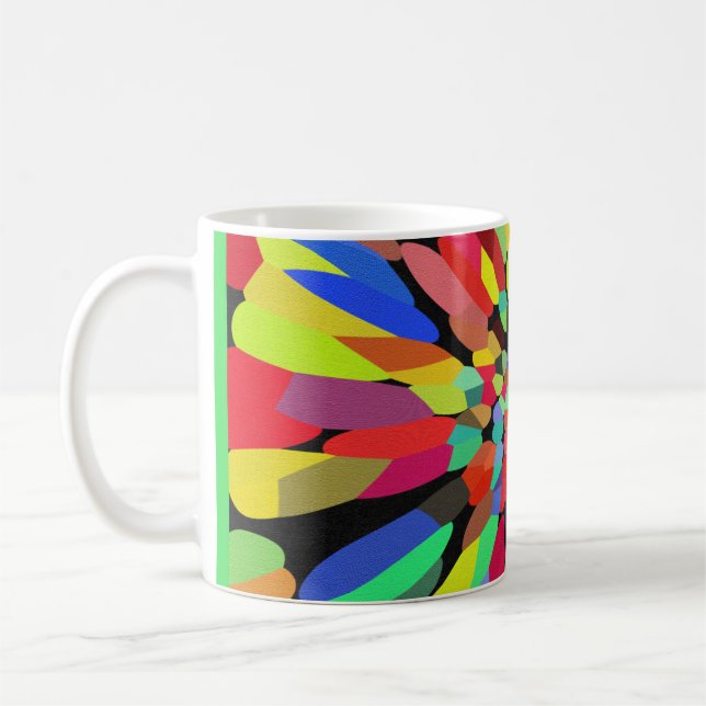 Konfetti Flower Kaffemugg (Vänster)