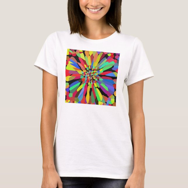 Konfetti Flower T Shirt (Framsida)
