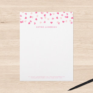 Konfetti för spridda Rosor Brevhuvud