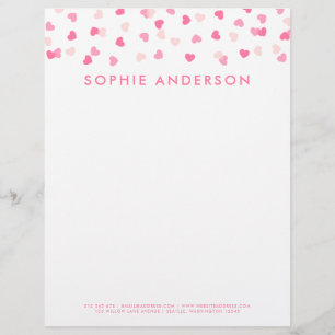 Konfetti för spridda Rosor Brevhuvud