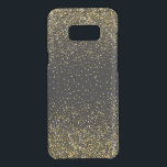 Konfetti Glitter-konfetti Black & Glam Guld 01 Get Uncommon Samsung Galaxy S8 Plus<br><div class="desc">Elegantens moderna glam guld glitter-konfekti-design 01 på utbytbar svart bakgrund i färg</div>