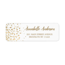 Konfetti Guld Glitter i med enkel modern Elegant