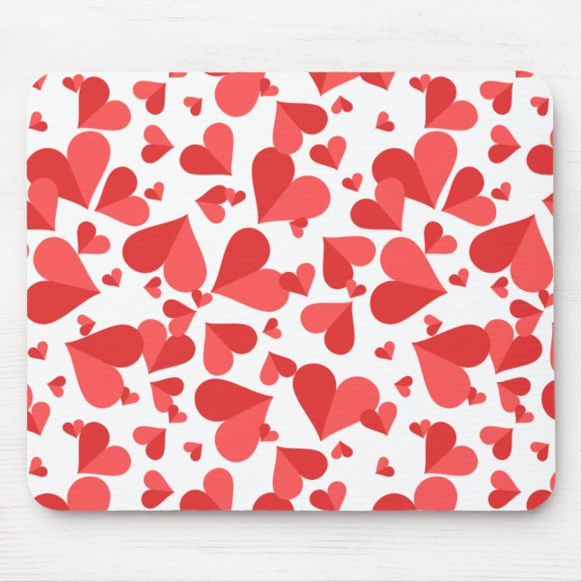 Konfetti Hearts Red Musmatta (Framsidan)