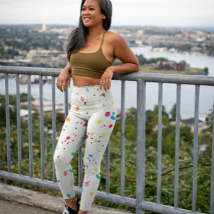 Konfetti lager med vit färg leggings