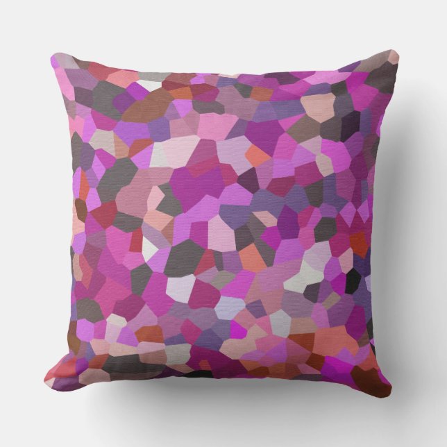 Konfetti Magenta Mind Utomhuskudde (Framsida)