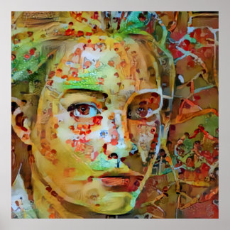 Konfetti-mässling Poster