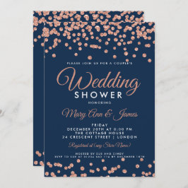 Konfetti Navy Peles Shower för ro-konfetti Glitter Inbjudningar
