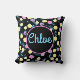 Konfetti Paint Stänk Multifärgad, Anpassningsbar Kudde