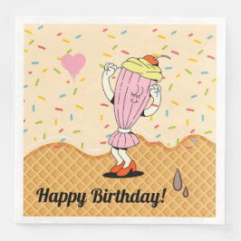 Konfetti Party Bord Pappersservett