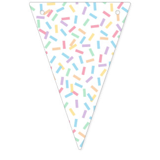 Konfetti-pasteller (Sprinkles) Vimplar